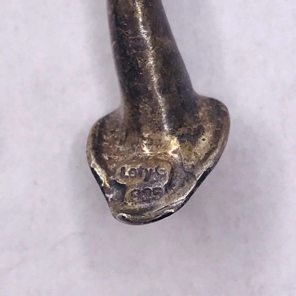 Lety G Sterling Silver Calla Lily FLower Charm Pearl Necklace Faceted Glass Bead - Picture 10 of 12